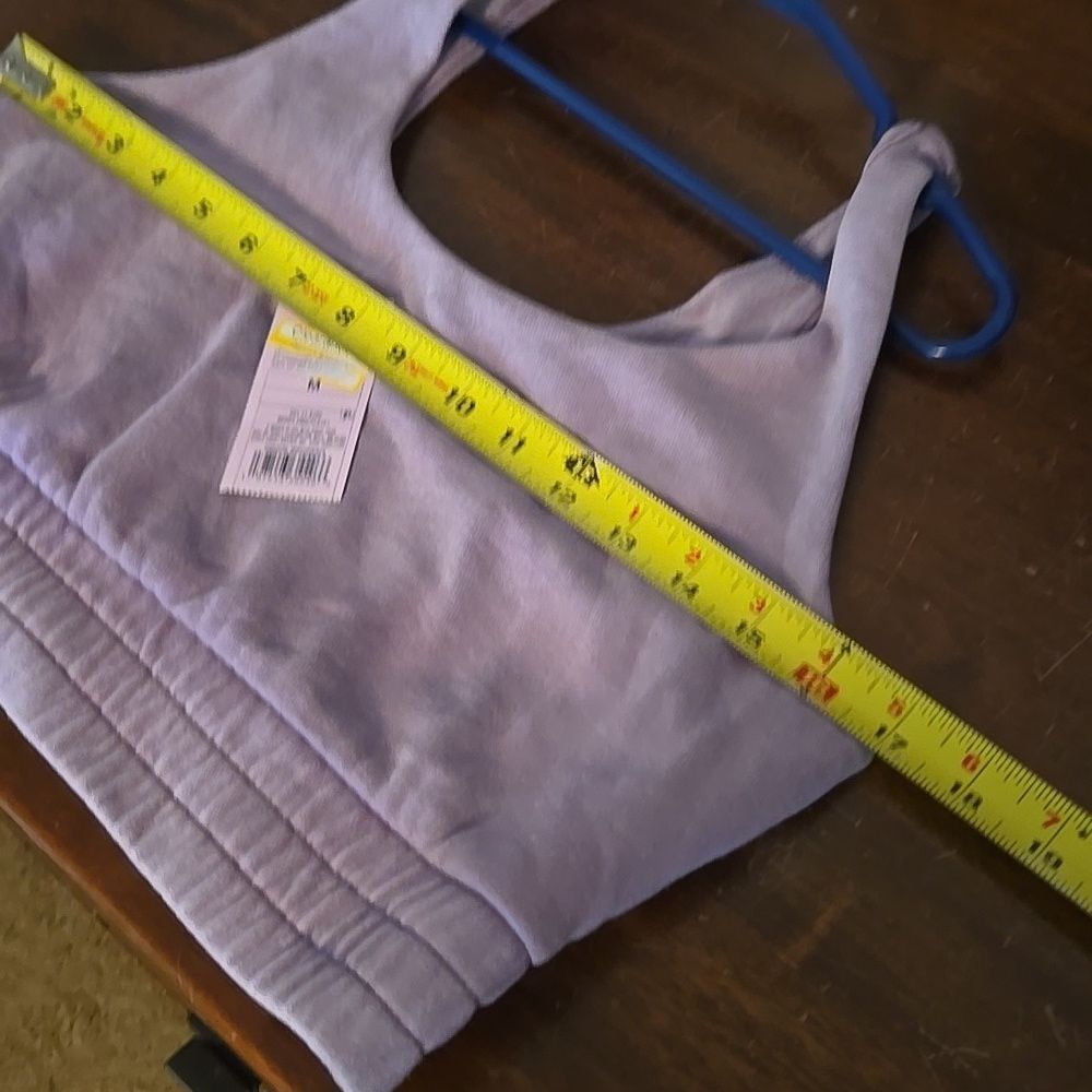 NEW Wild Fable Purple Lavender Sweatshirt Sports Bra Medium Nwt Womens Lounge - Picture 6 of 9